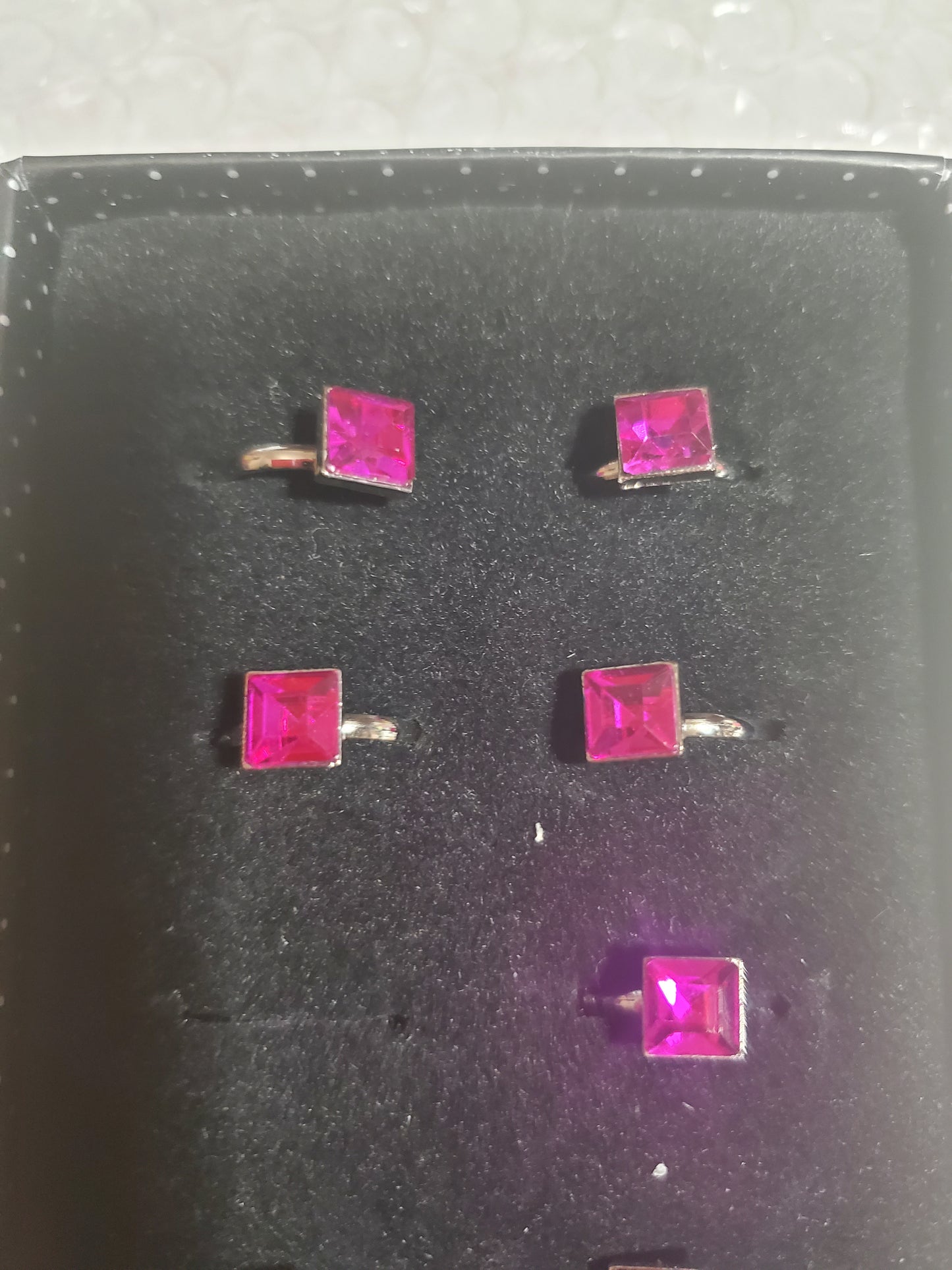 Starlet Shimmer - Hot Pink Emerald Ring SS#3279 Lil Divas