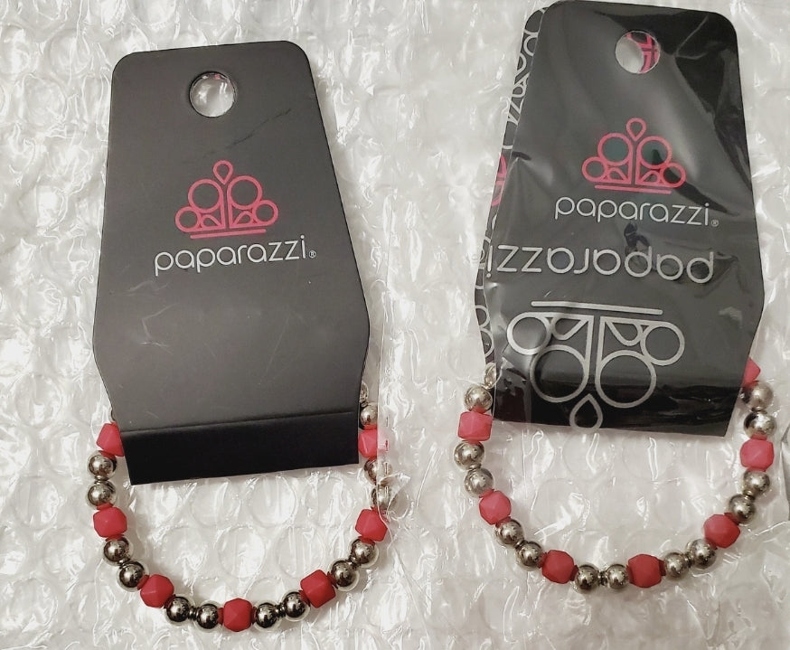 Starlet Shimmer - Hot Pink Diamond Cubed Bracelet SS#053 Lil Divas