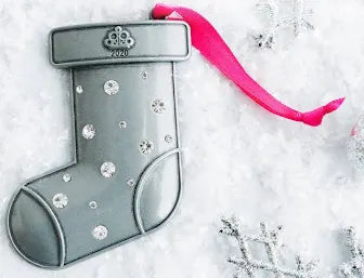 *NEW* Collectible 2020 Christmas Stocking Encrusted Ornament