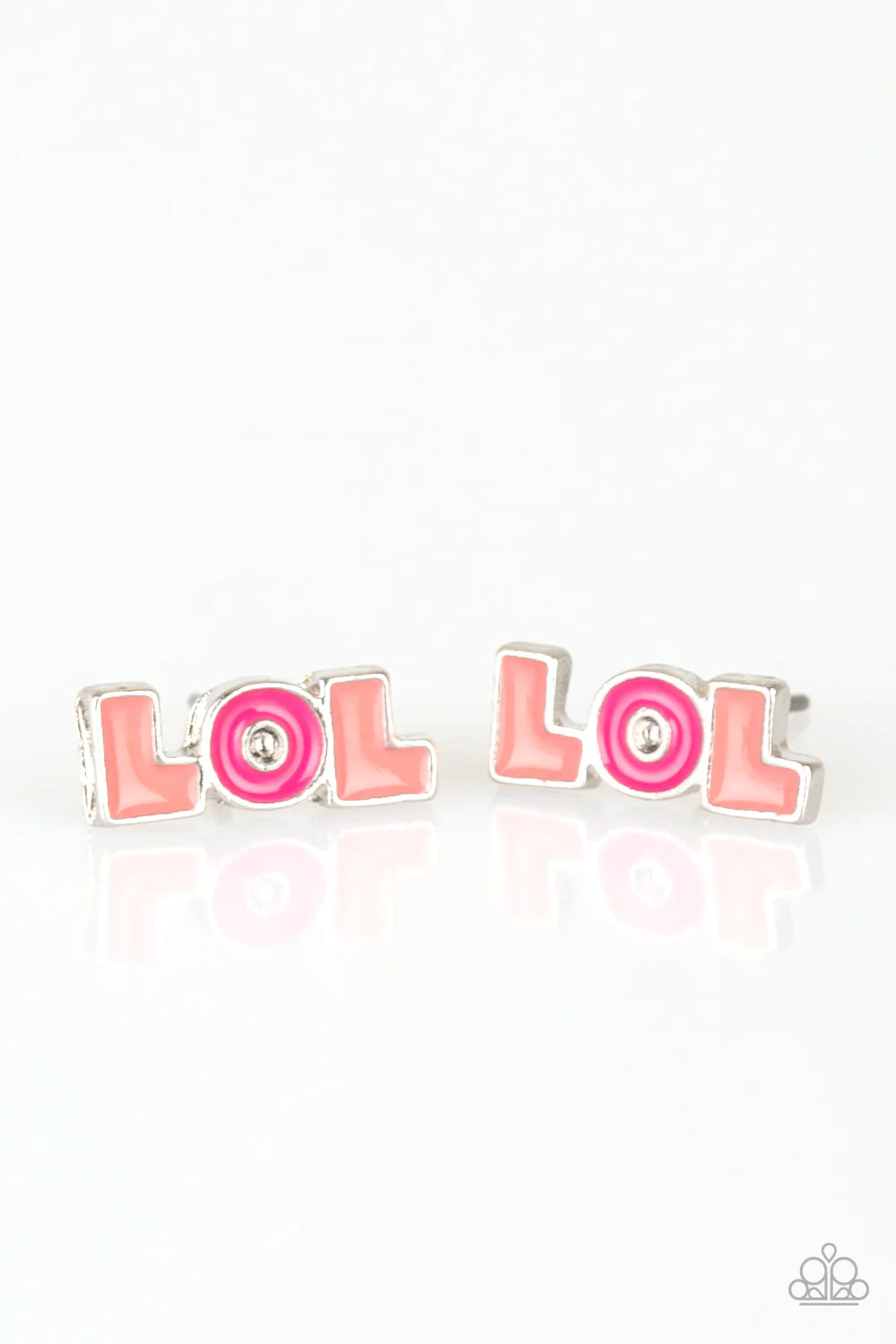 Starlet Shimmer - Hot Pink/Lt.Pink LOL Earrings SS#3346