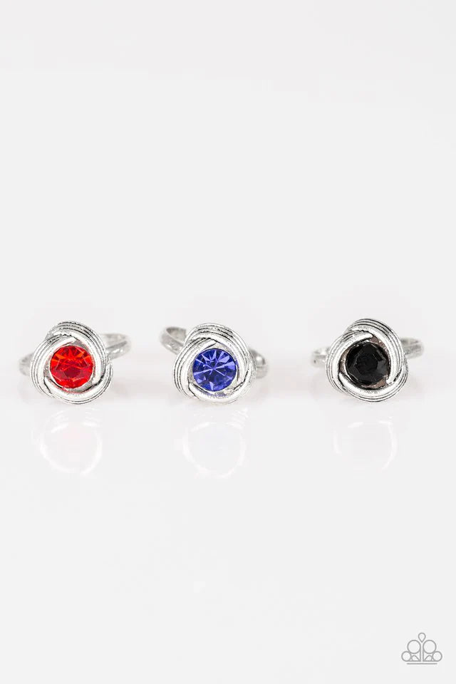 Starlet Shimmer - Black Gem Rings SS#3283 Lil Divas