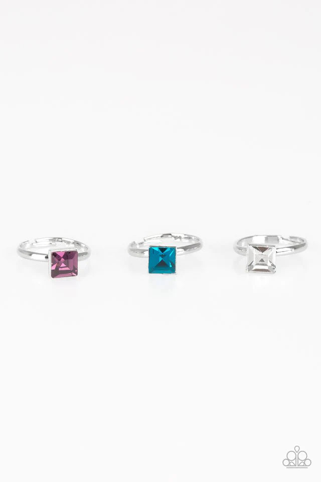 Starlet Shimmer - Blue Emerald Cut Ring SS#004 Lil Divas
