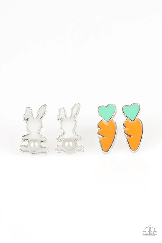 Starlet Shimmer - 3D Easter Bunny w/Pearl Tail ONLY Earrings SS#028 Lil Divas & Women