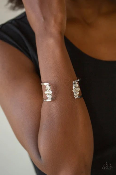 Glam Power - White Marquise Cut Bracelet B#5981