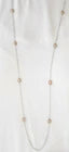 In Season - Brown Faceted Studded Trickle Necklace N#7284