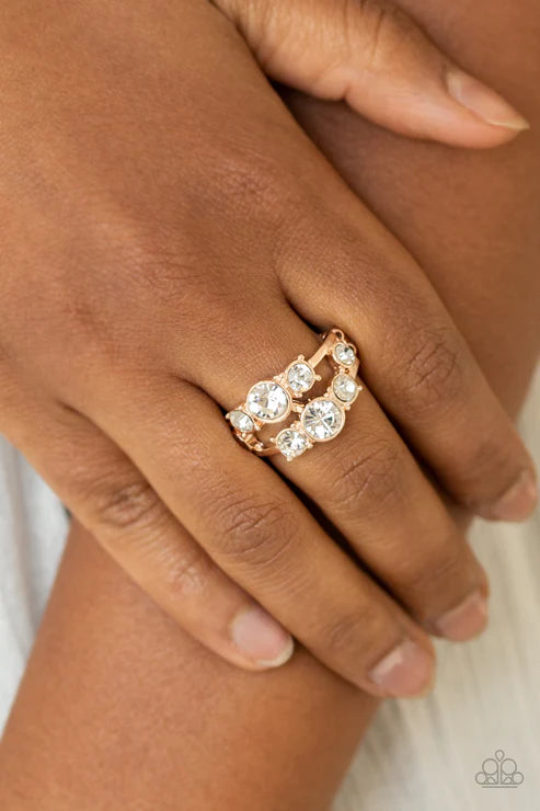 Interstellar Fashion - Rose Gold Connected Ring R#5995