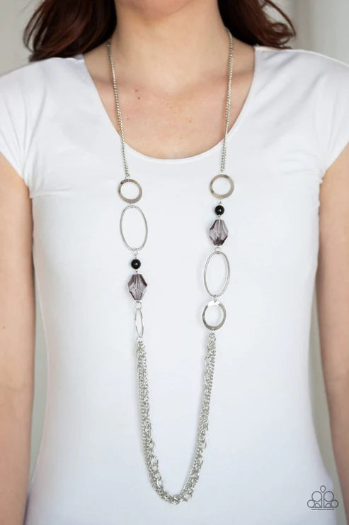 Jewel Jubilee - Black Smoky Crystal Necklace N#6586