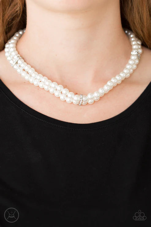 2-Piece White Pearl Encrusted Set SET#5406