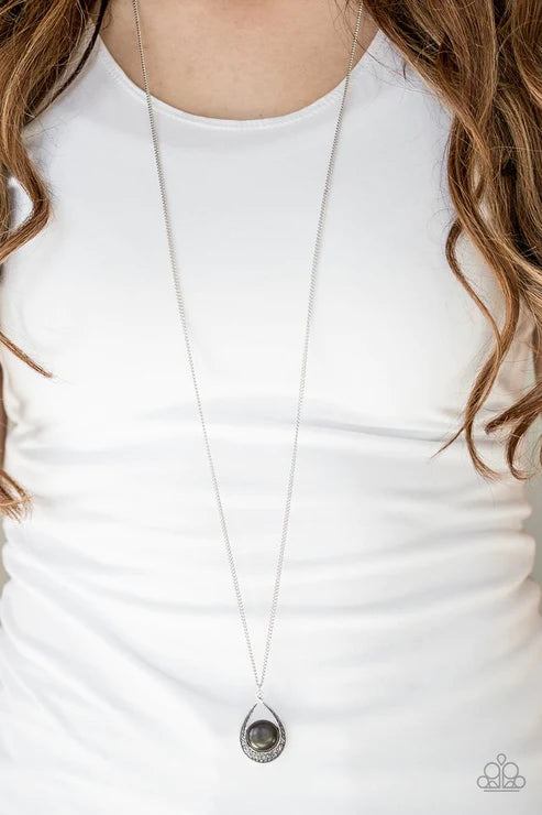 2-Piece Matte Black Stone Hematite Encrusted Set SET#6810