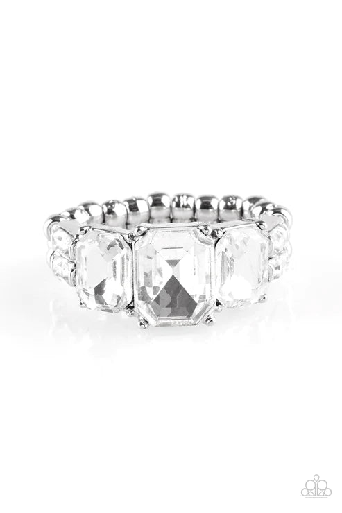 Rogue Royal - White Emerald Cut Ring R#5954