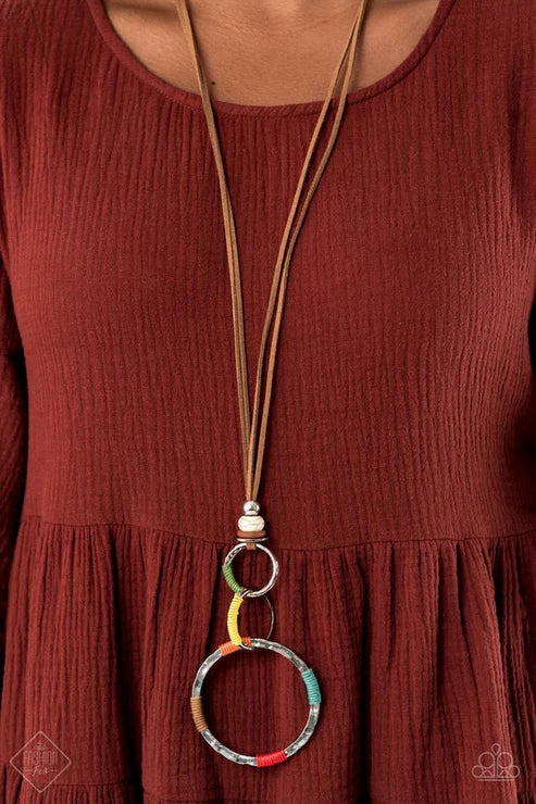 2-Piece Multi Rustic Hammered Spliced Leather Set SET#6644