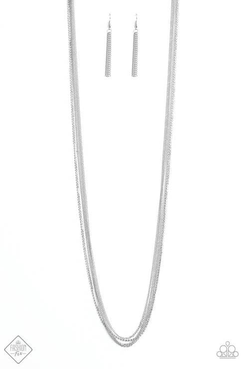 3-Piece White Encrusted Sleek Tassel Set SET#6623
