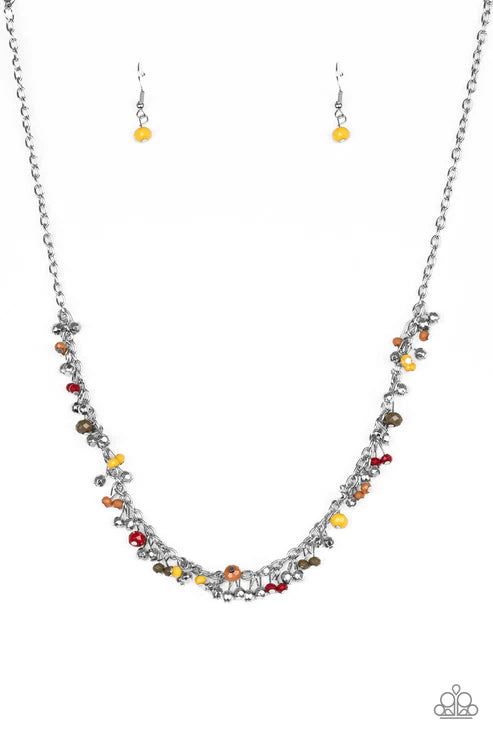 Sailing The Seven Seas - Multi Fringe Necklace N#6534