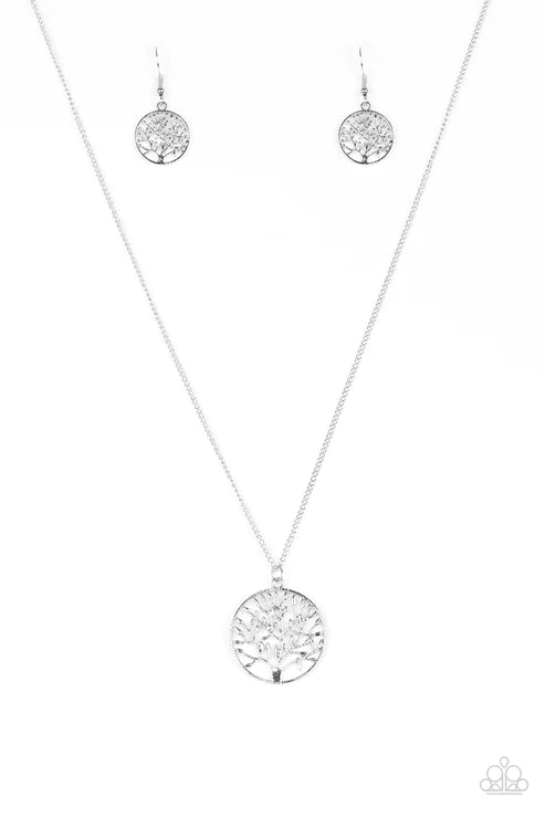 Save The Trees - Silver 3D Tree Necklace N#3576