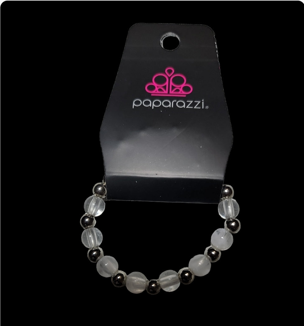 Starlet Shimmer - White Ombre Crystal Bracelet SS#3318  Lil Divas
