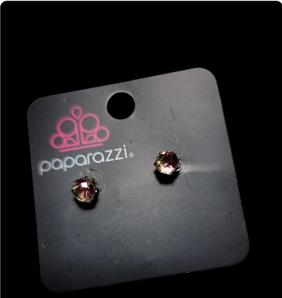 Starlet Shimmer - Pink Iridescent Earrings SS#3300 Lil Divas and Women