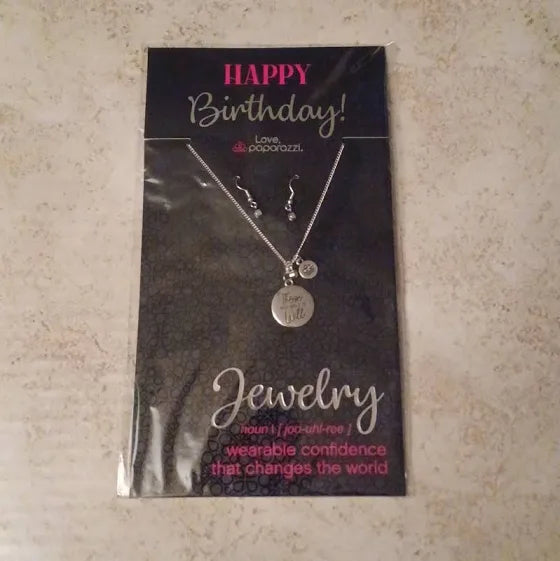 *NEW* 2-Piece Paparazzi Happy Birthday Necklace & Bracelet Set
