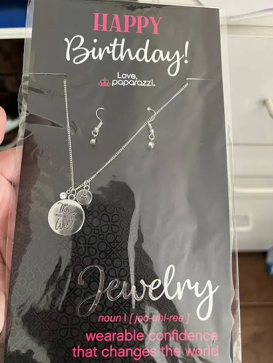 *NEW* 2-Piece Paparazzi Happy Birthday Necklace & Bracelet Set