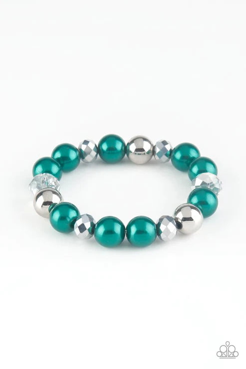2-Piece Green Pearl Hematite Crystal Set SET#5566