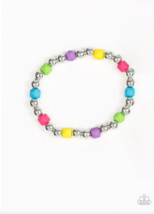 Starlet Shimmer - Rainbow Diamond Cubed Bracelet SS#052 Lil Divas