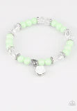 Starlet Shimmer - Green 3D Flower Crystal Bracelet SS#057 Lil Divas