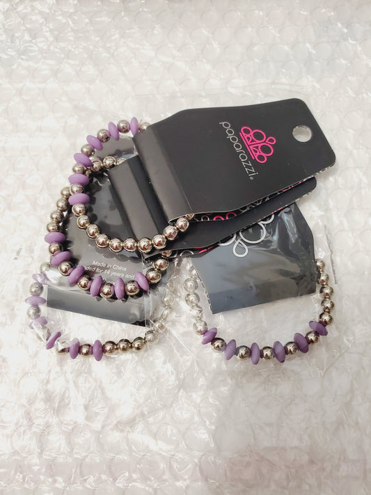 Starlet Shimmer - Purple Flying Saucer Bracelet SS#065 Lil Divas