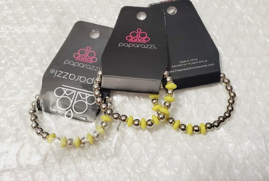 Starlet Shimmer - Yellow Flying Saucer Bracelet SS#062 Lil Divas